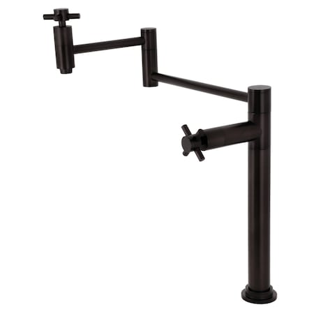 Kingston Brass Deck Mount Pot Filler, Oil Rubbed Bronze KS8705DX